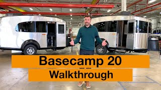 Airstream Basecamp 20 Walkthrough Tour [upl. by Nerrol570]