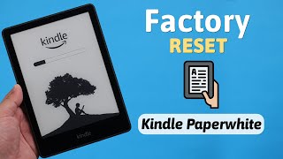 How to Reset Kindle Paperwhite Signature Edition to Factory Settings 3 Ways [upl. by Sherm]