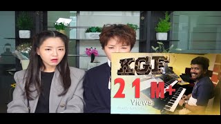 KGF Theme Music Korean baby hot reaction video please follow me [upl. by Hesky]