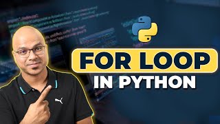 21 Python Tutorial for Beginners  For Loop in Python [upl. by Lorelie]