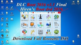 DLC Ultimate Boot 2016 Best Alternative Of Old Hiren’s Boot CD Lovers [upl. by Yhtommit]