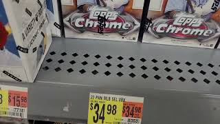 2022 Topps Chrome Release Day at Walmart [upl. by Ahcatan]