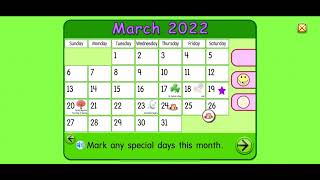 Starfall Calendar March 19 2022 [upl. by Aindrea204]