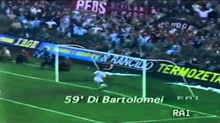 Serie A 19841985 day 05 Milan  Roma 21 Di Bartolomei Hateley Cerezo [upl. by Shutz]