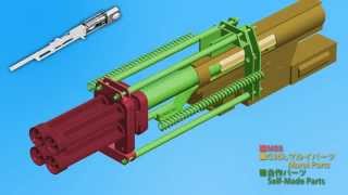 OICW XM29 Custom Airsoft Internal Working [upl. by Seyah277]