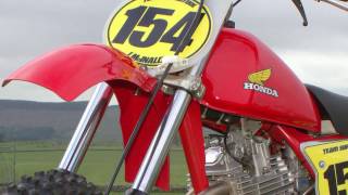 C amp J XR 500 Honda Twinshock Dirt Bike [upl. by Eeladnerb]