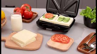 Sonifer Sandwich Maker Alat Pembuat Roti Sandwich SF6048 [upl. by Mistrot45]