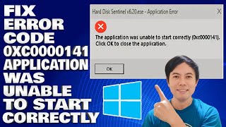 How To Fix Error Code 0xC0000141 Application Was Unable To Start Correctly in Windows 11 [upl. by Roter450]