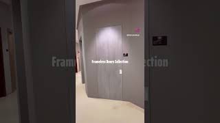 Frameless doors internal door design home renovation interiordoors homedesign renovation [upl. by Yeliah668]