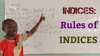 Indices How to Solve Indices ProblemsRules of Indices [upl. by Knah]