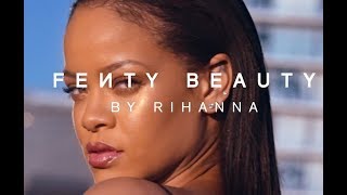 Rihanna Debuts Fenty Beauty Campaign Ft Halima Aden Slick Woods and Leomie Anderson [upl. by Akihsan420]