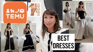 HUGE TEMU HAUL  DRESSES  Jewellery  shoes  underwear and accessories for closet to have [upl. by Yeldar]