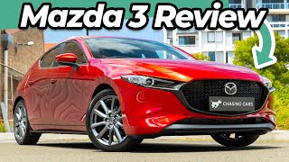 The best small car on the market Mazda 3 hatchback 2023 review [upl. by Eelana]