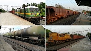 Different Types of Freight Train Compilation Of Indian Railways Full HD [upl. by Pickering140]