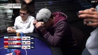 AA v KK v QQ  Crazy Poker Hand at the EPT Grand Final  PokerStars [upl. by Esilenna254]