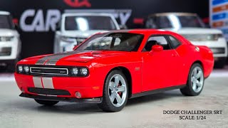 HD Miniature  Red Dodge Challenger SRT 124 Scale Model [upl. by Essam]