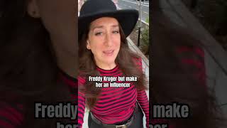 Nightmare on Bleecker Street 😘 freddykruger halloween costume influencer comedy funny [upl. by Anaidni]