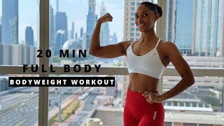 20 min Full Body Workout  BODYWEIGHT  Build Muscle  Strength [upl. by Hutson908]