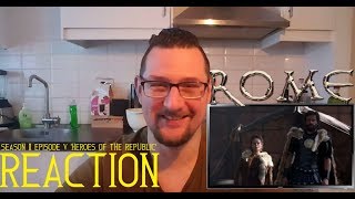 HBO Rome 2x5 Heroes of the Republic REACTION [upl. by Andris884]