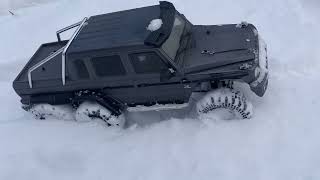 Traxxas Mercedes 6x6 Snow Adventure [upl. by Esmerolda839]