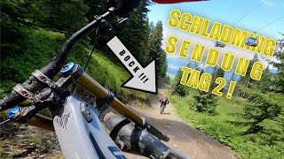 Schladming Bikepark Day 2  Crash amp Sends  Freeride Mtb Vlogs [upl. by Ordnagela741]