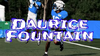 Daurice Fountain Is The X Wide Receiver The Lions Have Been Looking For Training Camp Star [upl. by Bausch19]