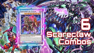 Master Duel Next 6 SCARECLAW Combos  Baronne amp Crystal Wing  Part 29 [upl. by Aleiram]