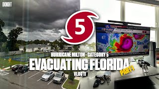 HURRICANE MILTON IM EVACUATING FL  VLOG 11 [upl. by Raknahs511]