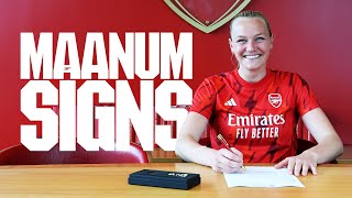 Frida Maanum signs new Arsenal contract [upl. by Freudberg]