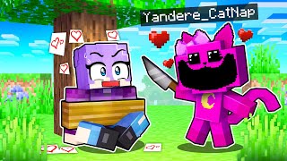 Escaping YANDERE CatNap in Minecraft [upl. by Jania]