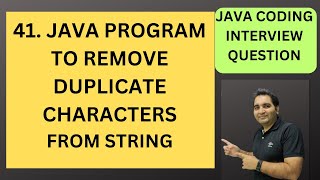 41 Java Program to Remove Duplicate Words  RD Technical Learning [upl. by Sanger883]