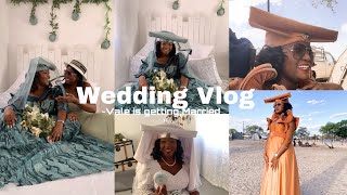 Herero Wedding Vlog Vale Getting Married Namibian Youtuber [upl. by Gnilrad]