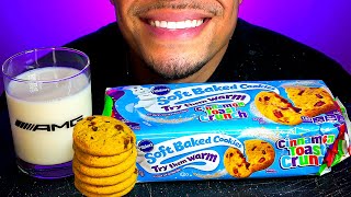 ASMR CINNAMON TOAST CRUNCH COOKIES WITH MILK PILLSBURY CEREAL MUKBANG EATING SOUNDS [upl. by Drol]