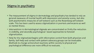 Lecture143 Psychodermatology amp Psychocutaneous diseases Part I Rooks Chapter 86 [upl. by Cinimod]