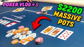 Massive Multiway Pots In 2200 Wynn Classic  Jack Vlogs 8 [upl. by Mendez15]