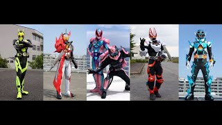 ALL KAMEN RIDER ERA HEISEI TO REIWA KUUGA  GOTCHARD [upl. by Oramlub458]