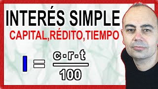 💥Aprende A Utilizar La Fórmula Del INTERÉS SIMPLE CapitalRéditoTiempo Como Un Profe De Mates💥ESO [upl. by Anirtruc]