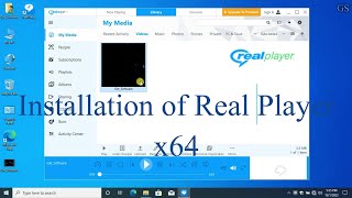 How to install RealPlayer in Window 10 x64  Get Software [upl. by Ecinwahs604]