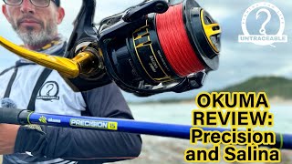 Review Okuma Precision Rod amp Okuma Salina Reel [upl. by Aneehta]