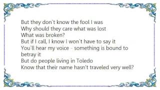 Elvis Costello  Toledo Lyrics [upl. by Drarej]