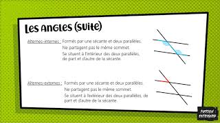 Propriétés des angles [upl. by Amary]