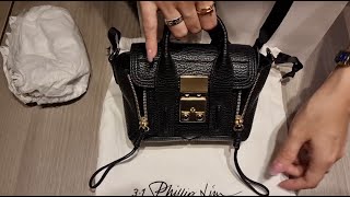 31 Phillip Lim Pashli Nano Satchel Unboxing amp Review [upl. by Carlynn268]