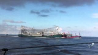 Vídeo registra momento em que navio chinês bate e afunda um barco do Vietnã [upl. by Citron]