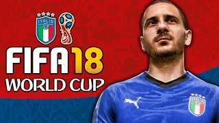 WHAT IF ITALY MADE THE WORLD CUP FIFA 18 World Cup Mode [upl. by Atalaya]