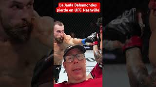 CHILENO IGNACIO LA JAULA BAHAMONDES PIERDE EN UFC NASHVILLE [upl. by Sillyrama]