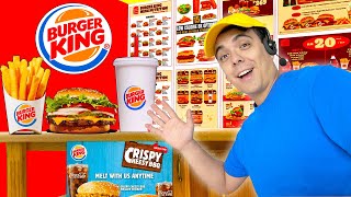 I OPENED A REAL BURGER KING IN MY HOUSE  WE BUILD OUR BURGER KING AT HOME BY SWEEDEE [upl. by Oremo131]