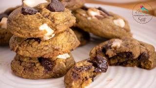 Perfectly Soft Matcha Cookies with Chocolate Chunks amp Browned Butter – Super Easy Recipe🍪🍵 [upl. by Eiffe149]