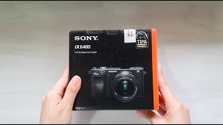 SONY a6400 Unboxing ILCE6400L [upl. by Ttoile]