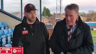 Gainsborough Trinity post match interview with the Reds manager Danny Grainger [upl. by Orit]