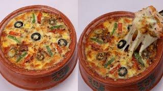 Unique Matka Pizza RecipeStreet Style Matka Pizza By Recipes of World [upl. by Otreblon415]